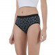 Vink Women's Printed Panty Black I Outer Elastic